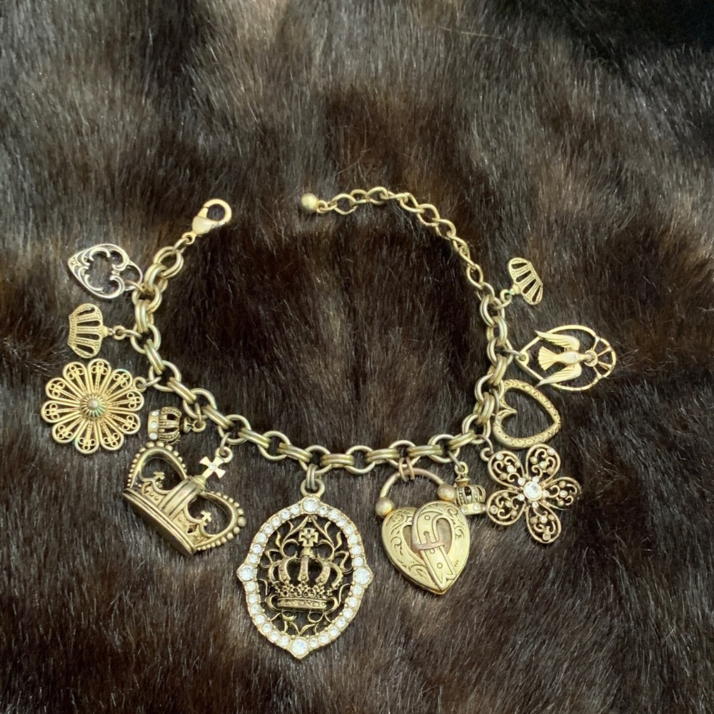 Gold Charm Bracelet